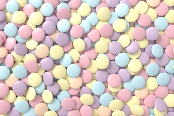 Candy Background Rendering — Stock Photo, Image