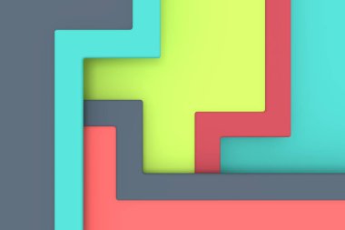 Soyut arkaplan. 3B görüntüleme.