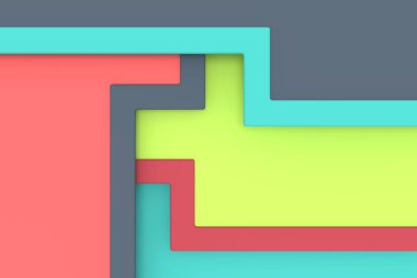 Soyut arkaplan. 3B görüntüleme.