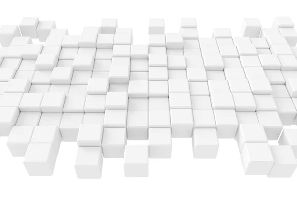 立方体的抽象背景 3D渲染 — 图库照片