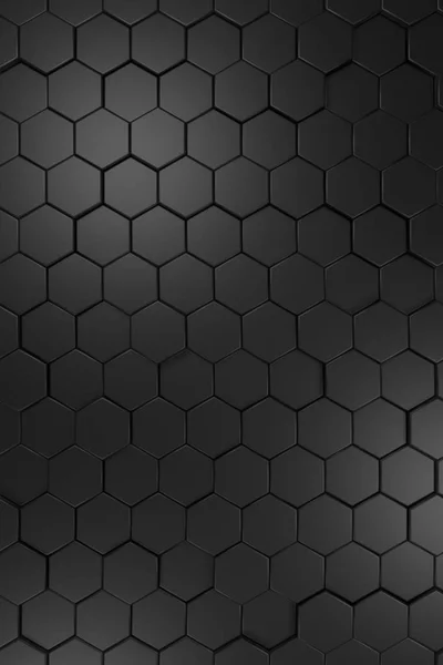 Abstrakt Bakgrund Hexagon Form Rendering — Stockfoto