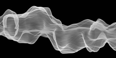 Dumanın soyut arka planı. Illüstrasyon.