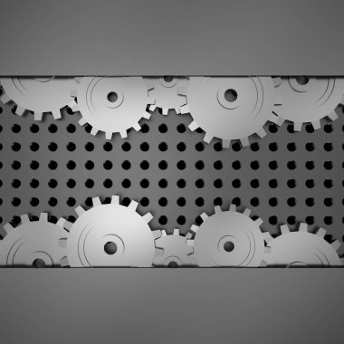 Metal arka plan. 3D render.