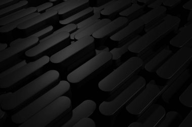 Karanlık kavram ile soyut arka plan. 3d render.