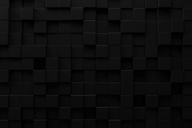 Karanlık kavram ile soyut arka plan. 3d render.