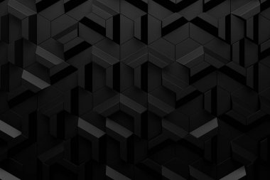 Modern çini duvarının soyut arka planı. 3d render.