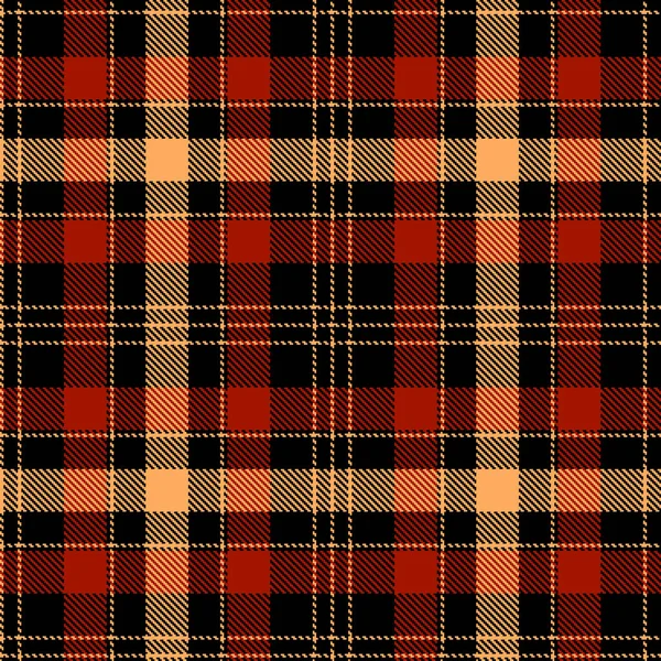 Tartan Cloth Pattern Checkered Plaid Vector Illustration Seamless Background Scottish — Stock Vector