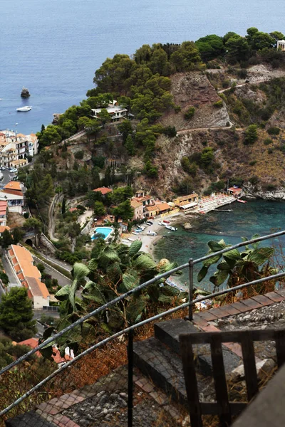 Taormina Sizilien Italien Atemberaubende Aussicht Und Natur — Stockfoto