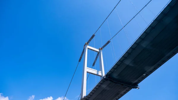 Dettaglio Ponte Abbattuto Dal Basso — Foto Stock