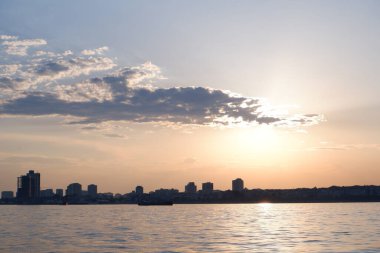 Tekneden deniz manzarası 