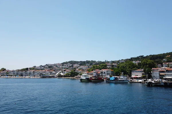 Vista Isla Desde Ferry Estambul —  Fotos de Stock