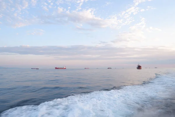 Tekneden deniz manzarası 