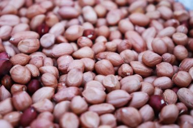 Yer fıstığı arka plan dokusu, sağlıklı soyulmuş fındık.