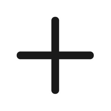 Simge ekle, artı düz illüstrasyon, işaret vektörü ekle