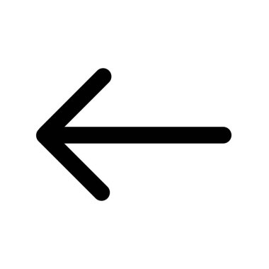 Ok Simgesi Vektör İllüstrasyonu. Düz Ok Simgesi Vektörü