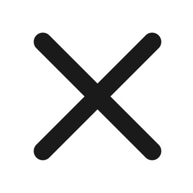 Çapraz Simge, Çapraz Vektörün Düz ResmiComment