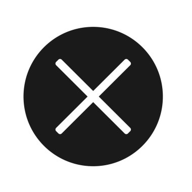 Simge Vektörünü İptal Et. Düz İptal Sembolü, Çizim Vektörü