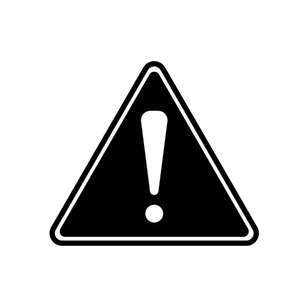 Icon Vector Illustration Flat Warning Icon Sign Vector — 스톡 벡터