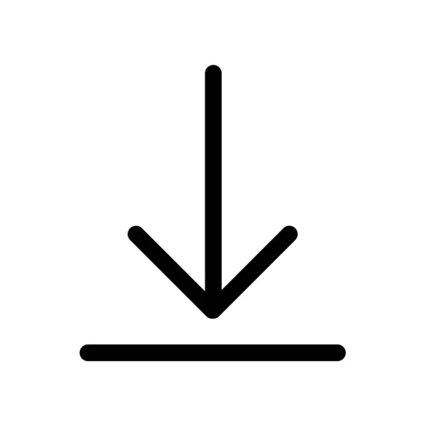 Icon Vector Sign White Background Vector Herunterladen — Stockvektor