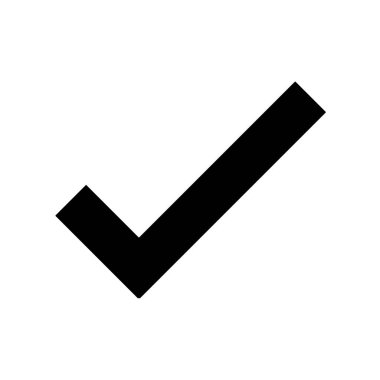 Simge Düz İşaretleme İşaretini Kontrol Et Simge İşaretleme Vektörü