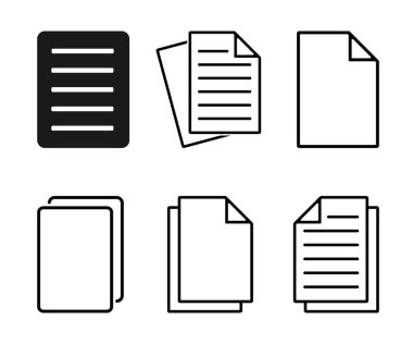 Belge Simgesi, Belge Vektörünün Düz ResmiComment