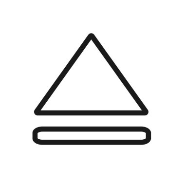 Fırlatma Simgesi, Boşaltma, Çıkarma İşareti Sembol Vektörü Düzey ResmiComment