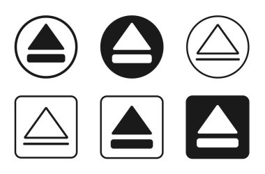 Ekle Simge Ayarları, Düz Fırlatma Simgesi - Vektör