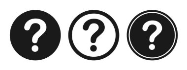 Bilgi Simgesi Vektör Resmini Ayarla. Düz Bilgi Simgesi