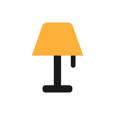 Lamba Simgesi Vektör İllüstrasyonu. Düz Lamba Simgesi İşareti