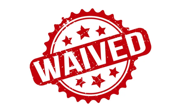 Plastik damgadan feragat etmiş. Kırmızı Feragatnameli Kauçuk Grunge Mühür Vektör İllüstrasyonu - Vektör