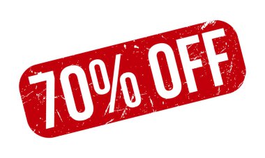 Lastik Damga% 70 indirimli. Kırmızı% 70 Kapalı Kauçuk Grunge Mühür Vektör Çizimi - Vektör