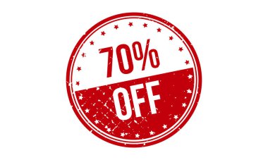 Lastik Damga% 70 indirimli. Kırmızı% 70 Kapalı Kauçuk Grunge Mühür Vektör Çizimi - Vektör