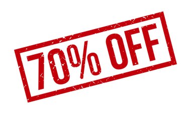 Lastik Damga% 70 indirimli. Kırmızı% 70 Kapalı Kauçuk Grunge Mühür Vektör Çizimi - Vektör