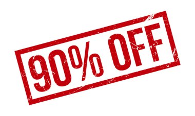 Kauçuk Damgası% 90 indirimli. Kırmızı% 90 Kapalı Kauçuk Grunge Mühür Vektör Çizimi - Vektör