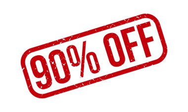 Kauçuk Damgası% 90 indirimli. Kırmızı% 90 Kapalı Kauçuk Grunge Mühür Vektör Çizimi - Vektör