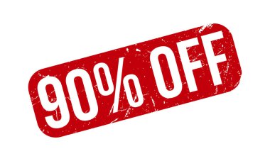 Kauçuk Damgası% 90 indirimli. Kırmızı% 90 Kapalı Kauçuk Grunge Mühür Vektör Çizimi - Vektör