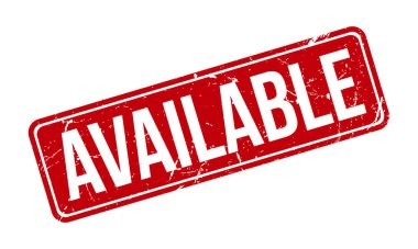 Kullanılabilir Lastik Damga. Kırmızı Kullanılabilir Kauçuk Grunge Mühür Vektör Çizimi - Vektör