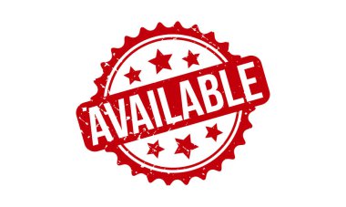 Kullanılabilir Lastik Damga. Kırmızı Kullanılabilir Kauçuk Grunge Mühür Vektör Çizimi - Vektör