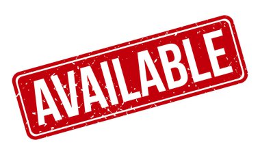 Kullanılabilir Lastik Damga. Kırmızı Kullanılabilir Kauçuk Grunge Mühür Vektör Çizimi - Vektör