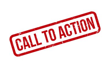 Action Rubber Stamp 'ı ara. Eyleme Kırmızı Çağrı Kauçuk Grunge Mühür Vektör İllüstrasyonu - Vektör