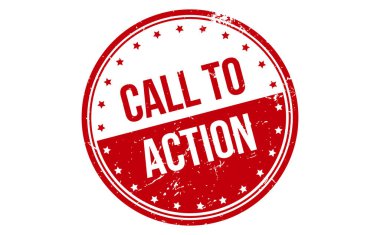 Action Rubber Stamp 'ı ara. Eyleme Kırmızı Çağrı Kauçuk Grunge Mühür Vektör İllüstrasyonu - Vektör