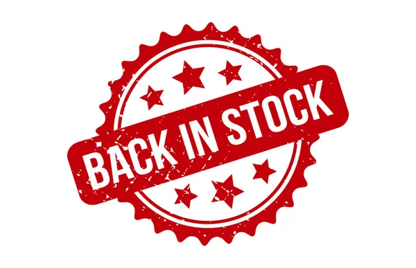 Kauçuk Damgası 'na geri döndü. Kauçuk Grunge Mühür Vektör İllüstrasyonu - Vektör