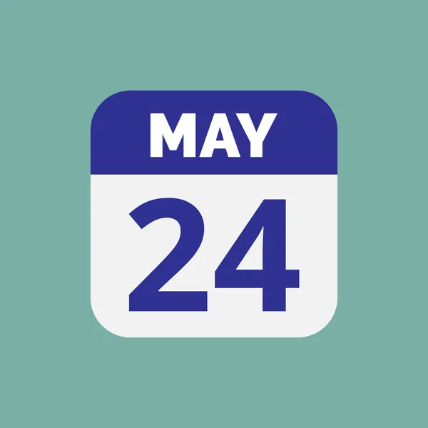 Května Kalendář Datum Ikona Stock Vektory — Stockový vektor