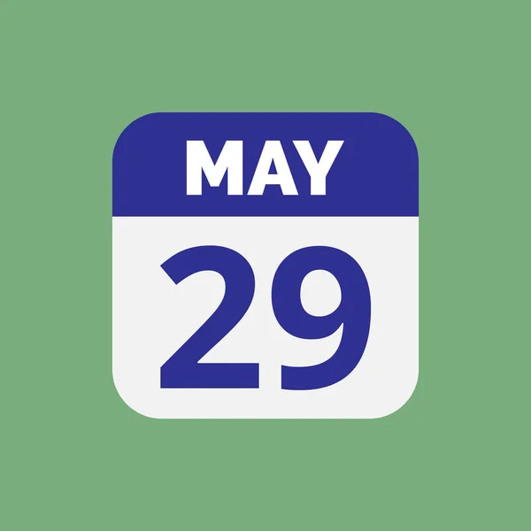 Μαΐου Ημερολόγιο Ημερομηνία Εικονίδιο Διάνυσμα Αρχείου — Διανυσματικό Αρχείο