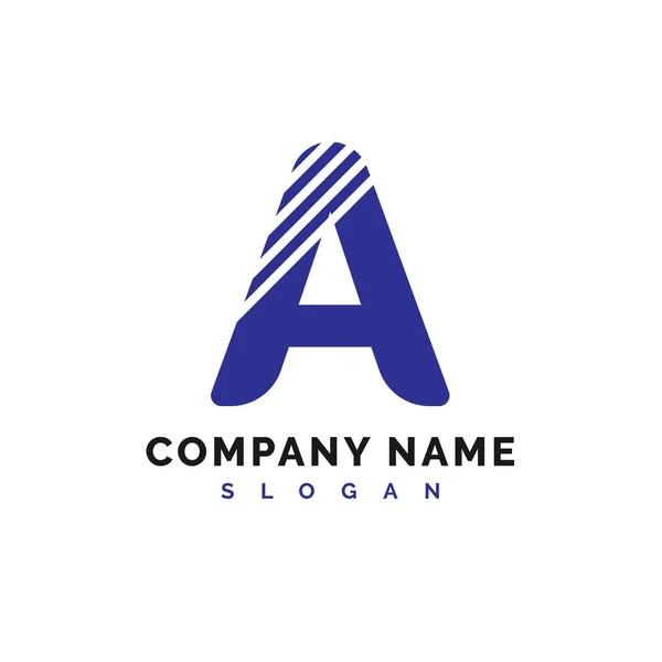 Logo Design Una Lettera Logo Icona Vettoriale Illustrazione Vettore — Vettoriale Stock