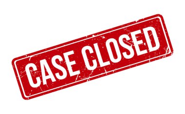 Dosya Kapalı Lastik Damga. Kırmızı Dava Kapalı Kauçuk Grunge Mühür Vektör İllüstrasyonu - Vektör