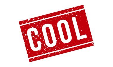 Havalı Kauçuk Damgası. Kırmızı Serin Kauçuk Grunge Mühür Vektör İllüstrasyonu - Vektör