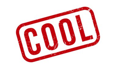 Havalı Kauçuk Damgası. Kırmızı Serin Kauçuk Grunge Mühür Vektör İllüstrasyonu - Vektör