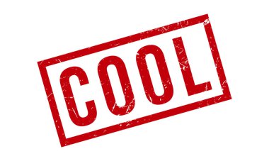 Havalı Kauçuk Damgası. Kırmızı Serin Kauçuk Grunge Mühür Vektör İllüstrasyonu - Vektör