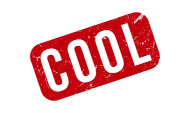 Havalı Kauçuk Damgası. Kırmızı Serin Kauçuk Grunge Mühür Vektör İllüstrasyonu - Vektör